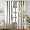 Ivory Double Layer Blackout Curtains
