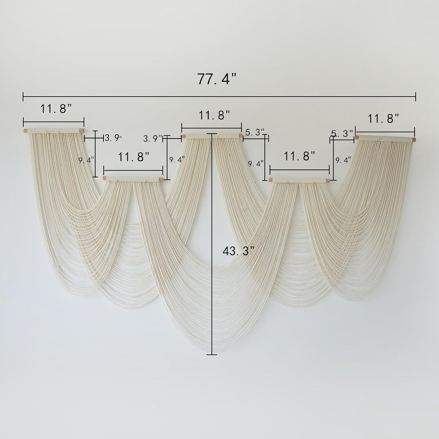 Geometric Large Macrame Wall Hanging