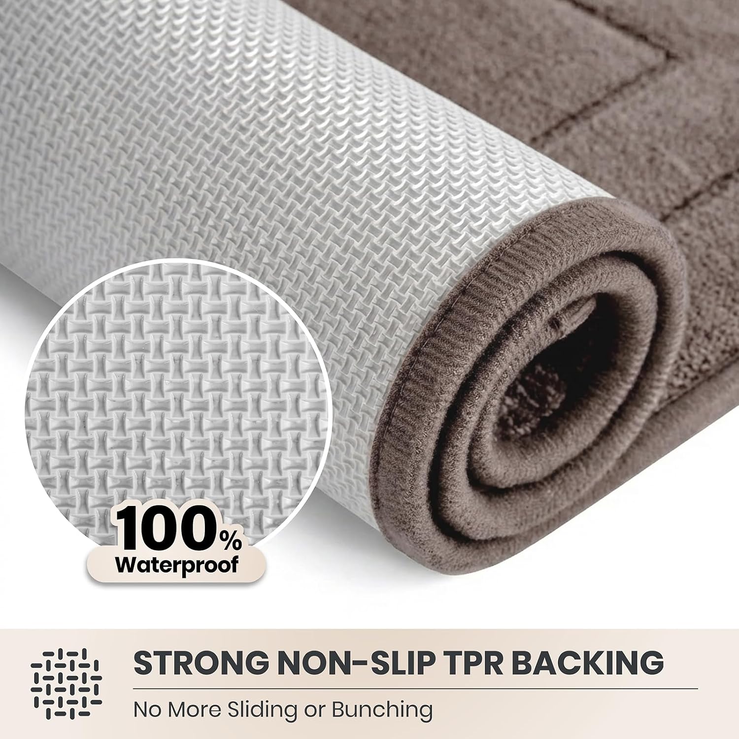Brown Absorbent Door Mat