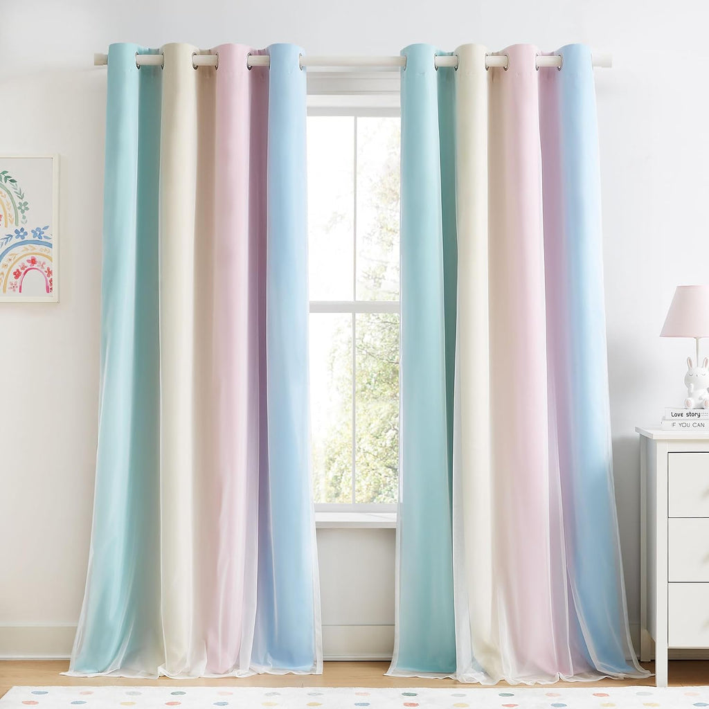 Double Layer Blackout Curtains