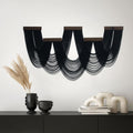Black Handmade Macrame Tapestry