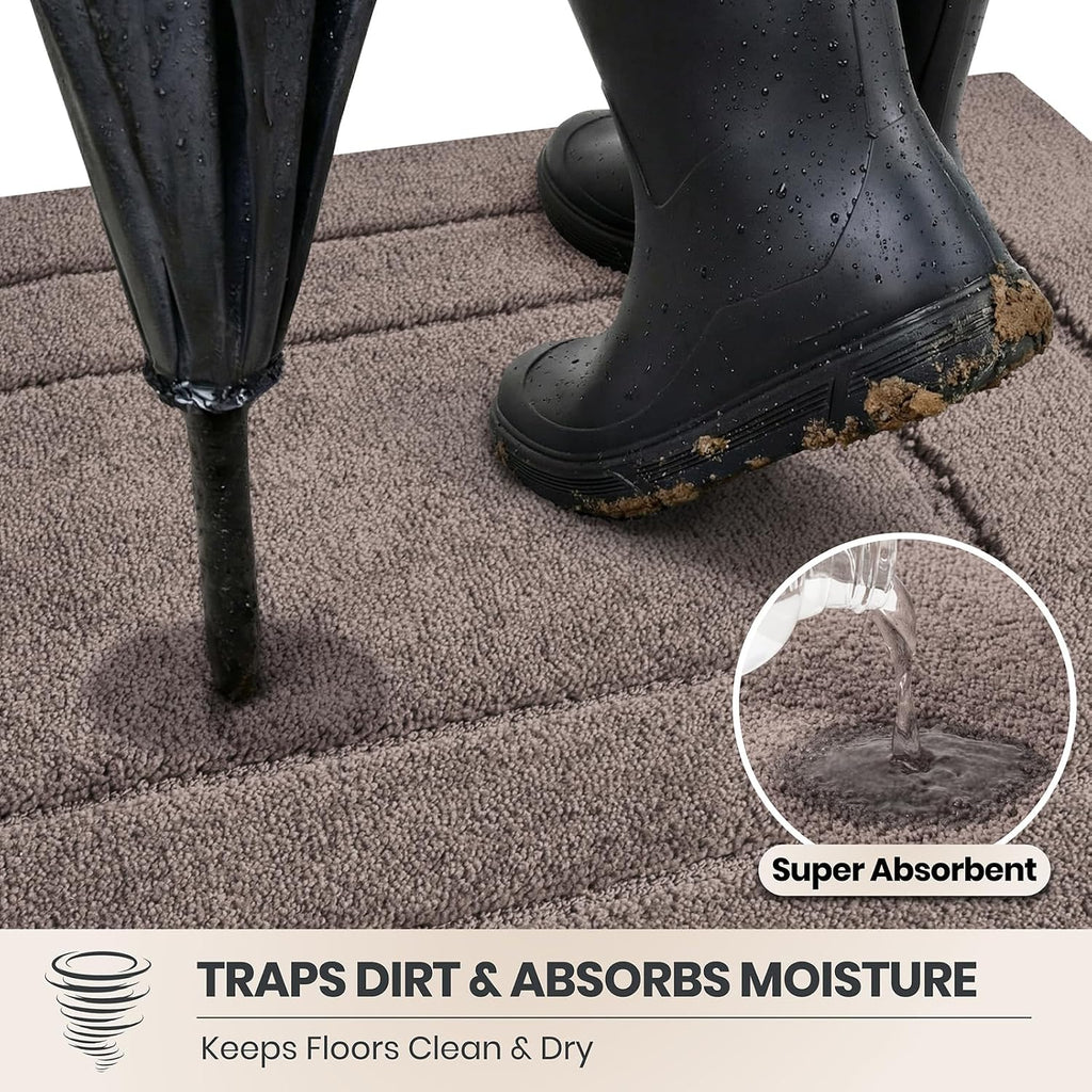 Brown Absorbent Door Mat