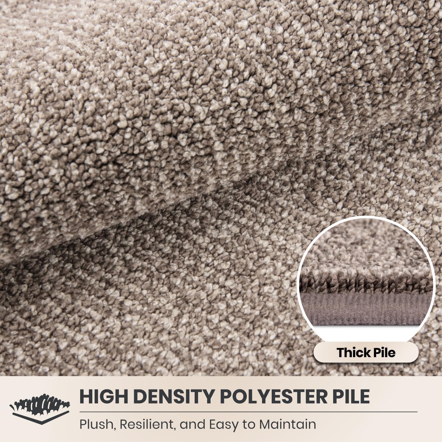 Beige Absorbent Entry Door Mat