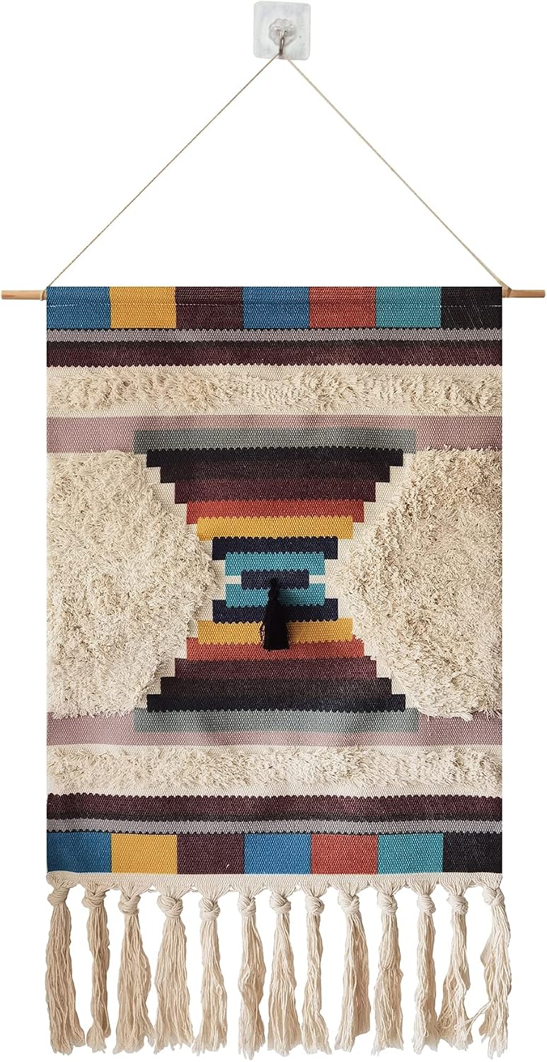 Large Geometric Macrame Wall Tapestry