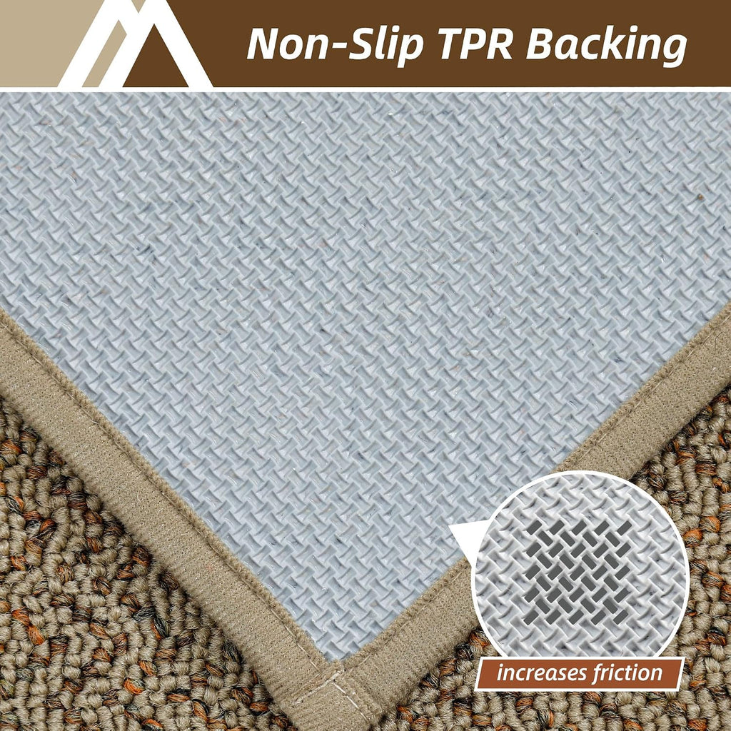 Taupe Pet Friendly Runner Rug