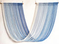 Blue Ombre Macrame Wall Hanging