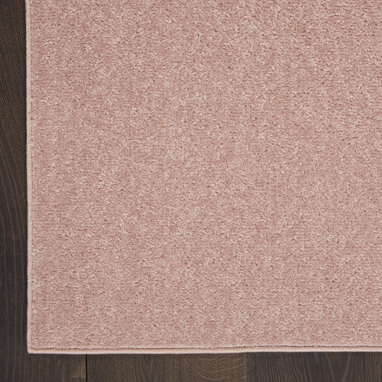 Pink Non Shedding Runner Rug